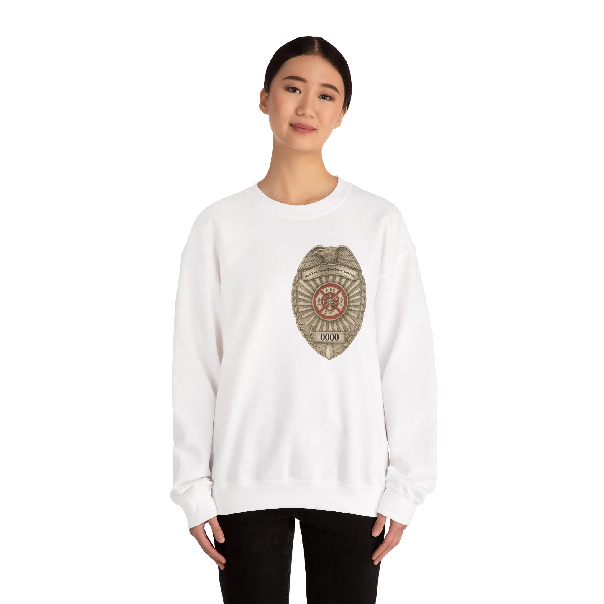 Crew 090 Person 1 White